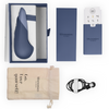 Vibe vibrador lay on silencioso azul oscuro