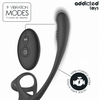 Plug anal vibración y waving 360º y estimulador testículos