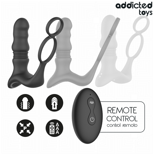 Addicted anillo prostático movimiento arriba y abajo