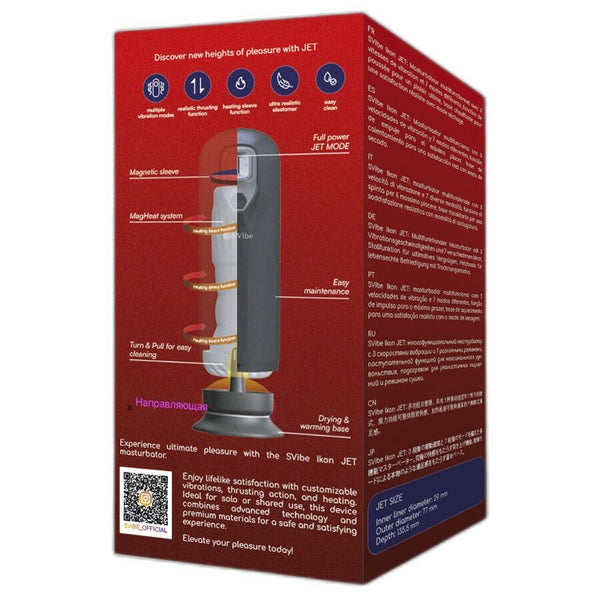 Snail ikon jet masturbador efecto calor y empuje