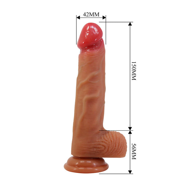 Pretty lisle dildo realístico con ventosa 20.6 cm ø 4.2 cm