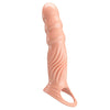 Pretty funda para pene texturizada con extensores