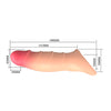 Pretty darnell funda para pene efecto realista