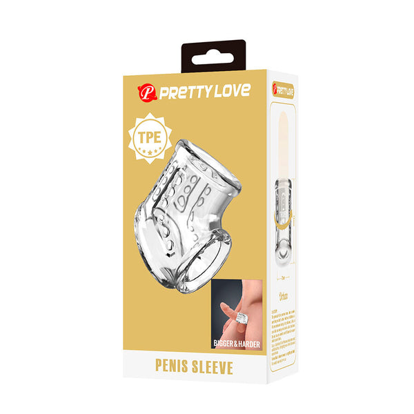 Pretty funda corta para pene transaparente