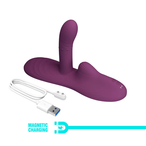 Luka sit down vibrador con efecto calor y control remoto