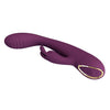 Emma vibrador con estimulador rabbit morado