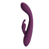 Emma vibrador con estimulador rabbit morado