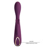 Emma vibrador con estimulador rabbit morado