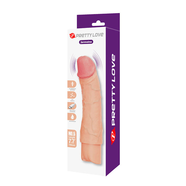 Jermaine vibrador realístico flexible