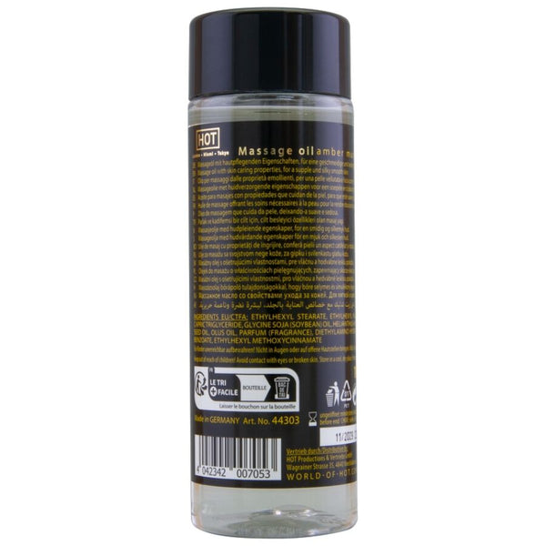 Hot aceite de masaje amber y musk 100 ml