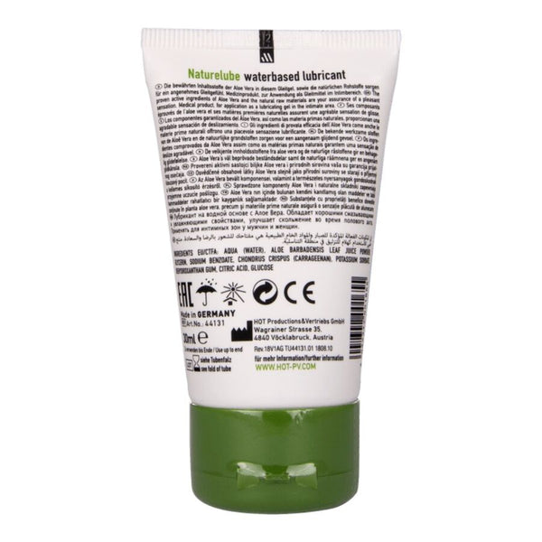 Hot nature lube lubricante base agua aloe vera 30 ml