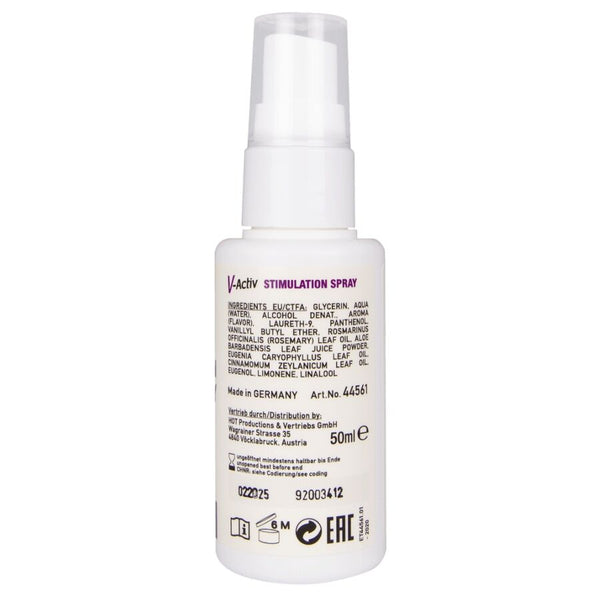 Hot v activ spray estimulante para mujer 50 ml