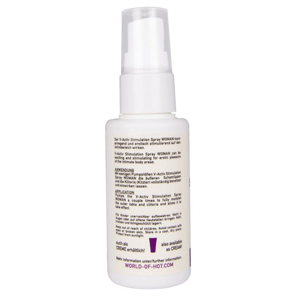 Hot v activ spray estimulante para mujer 50 ml