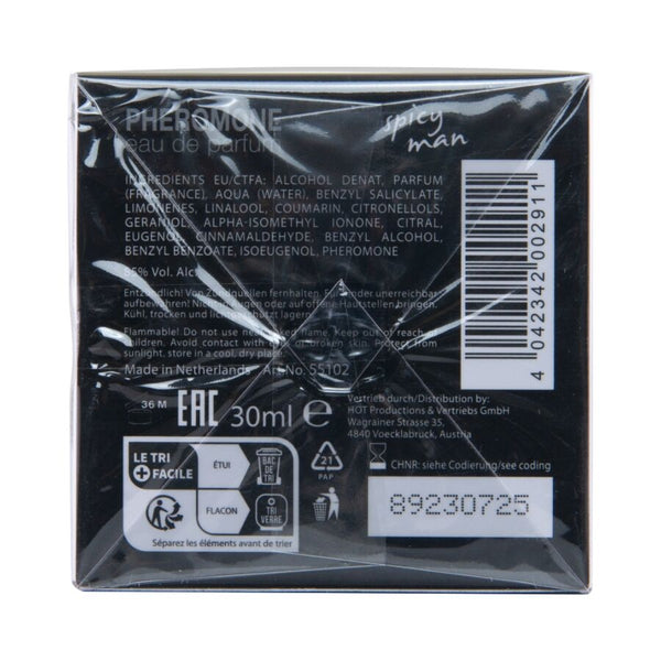 Hot perfume con feromonas miami spicy hombre 30 ml