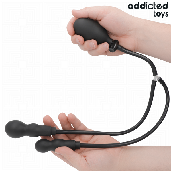 ADDICTED TOYS - PLUG ANAL DOBLE INFLABLE MODELO 1