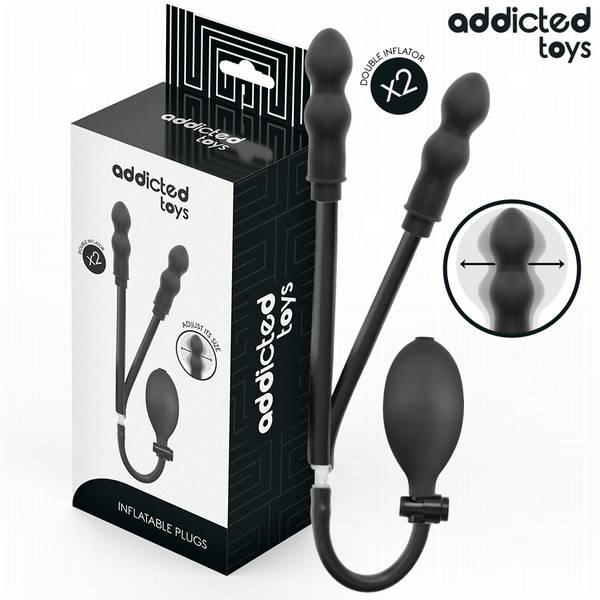 ADDICTED TOYS - PLUG ANAL DOBLE INFLABLE MODELO 1