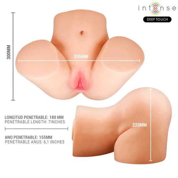 Intense julia masturbador ano y vagina con efecto succión calor vibración y voz con control remoto 9 kg