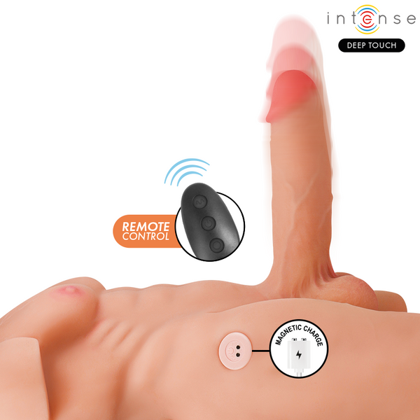 Intense marty torso con ano y dildo realístico con empuje y vibración control remoto 6.2 kg