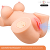 Intense vero torso ano y vagina con efecto succión calor vibración y voz con control remoto 5.5 kg