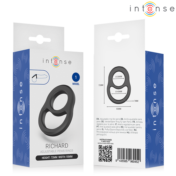 Intense richard anillo doble ajustable modelo 1