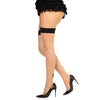 Leg 1963 medias de spandex con costura trasera negro talla única