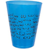 Diablo vaso azul 500 ml con tetas negras