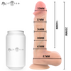 Logan dildo vibrador con efecto calor y control remoto 20 cm ø 4.1 cm