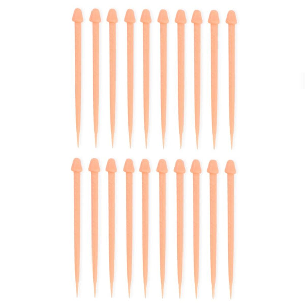 Diablo palitos de pene con pincho para carne 20 unidades