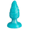 Silexd melty plug anal fantasy silicona liquida termoreactivo azul celeste 9.2 cm
