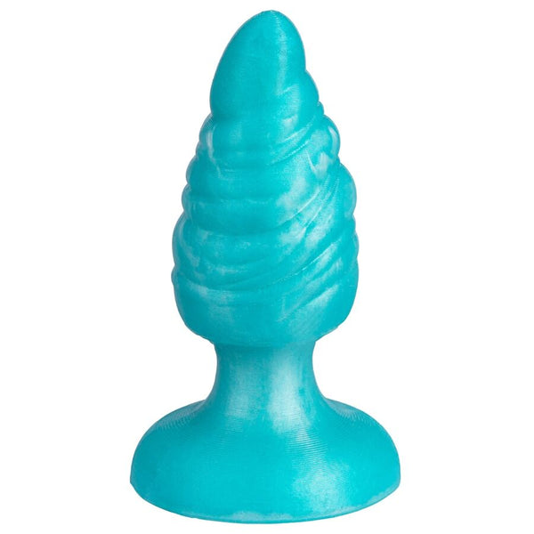 Silexd melty plug anal fantasy silicona liquida termoreactivo azul celeste 9.2 cm