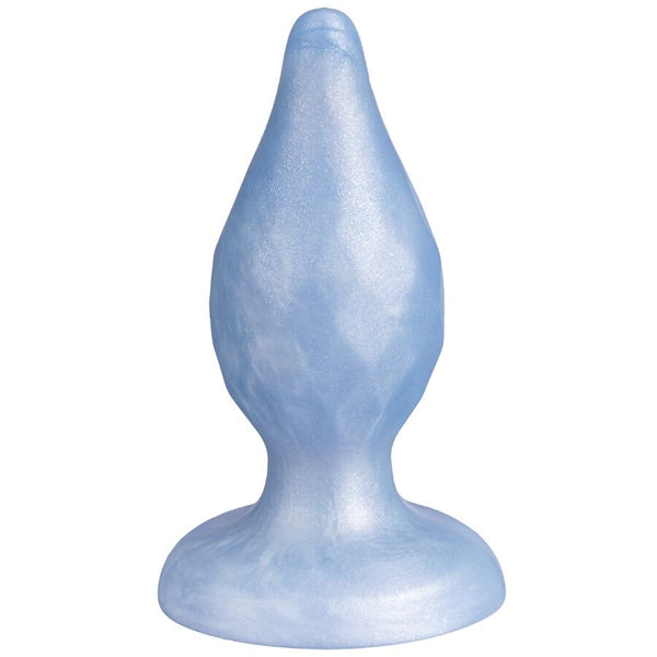 Silexd diamond plug anal fantasy silicona liquida termoreactivo azul perla 9.2 cm