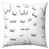 Diablo cojín 30 x 30 tetas blanco