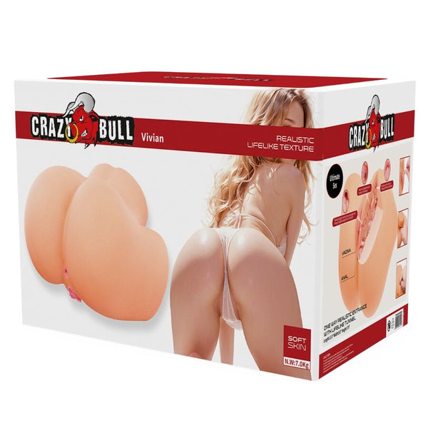 Crazy vivian trasero femenino realista vagina y anal 7 kg