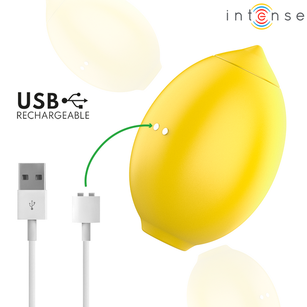 INTENSE - MONI ESTIMULADOR SUCCIONADOR DE CLÍTORIS LIMÓN