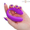 INTENSE - NORA ESTIMULADOR DE PINZA CON VIBRACIÓN MORADO