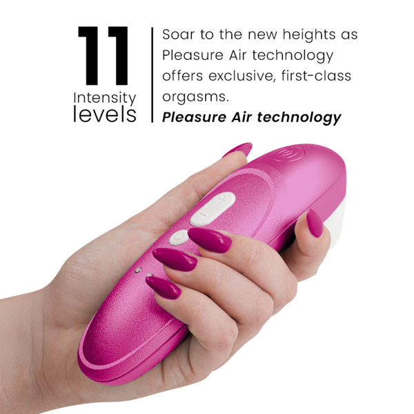 WOMANIZER - PRO VIBRANT ESTIMULADOR DE CLÍTORIS ROSA