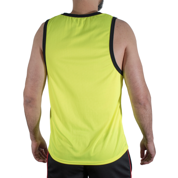 CMV001 camiseta gym amarilla s/m