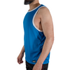CMV002 camiseta gym azul