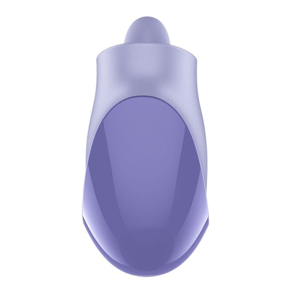 SATISFYER - TONGUE DANCER ESTIMULADOR CLITORIANO CON VIBRACIÓN Y PULSACIONES LILA