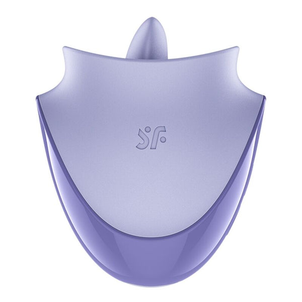 SATISFYER - TONGUE DANCER ESTIMULADOR CLITORIANO CON VIBRACIÓN Y PULSACIONES LILA