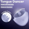 SATISFYER - TONGUE DANCER ESTIMULADOR CLITORIANO CON VIBRACIÓN Y PULSACIONES LILA
