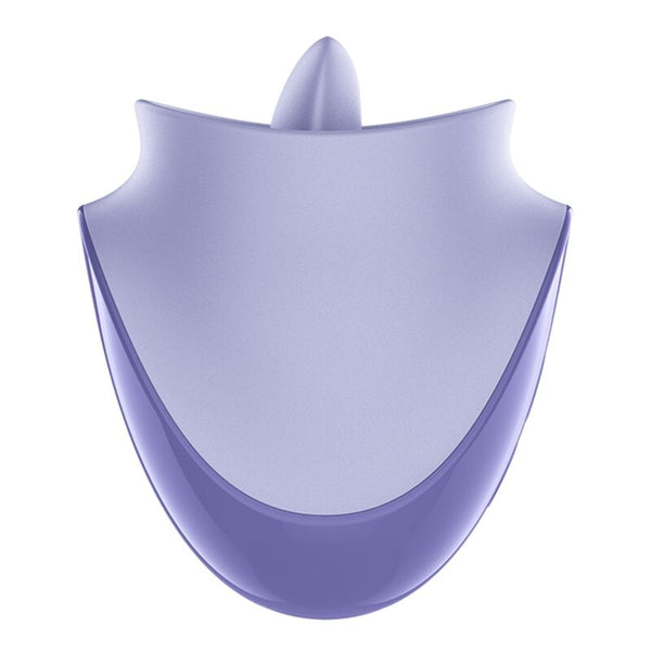 SATISFYER - TONGUE DANCER ESTIMULADOR CLITORIANO CON VIBRACIÓN Y PULSACIONES LILA