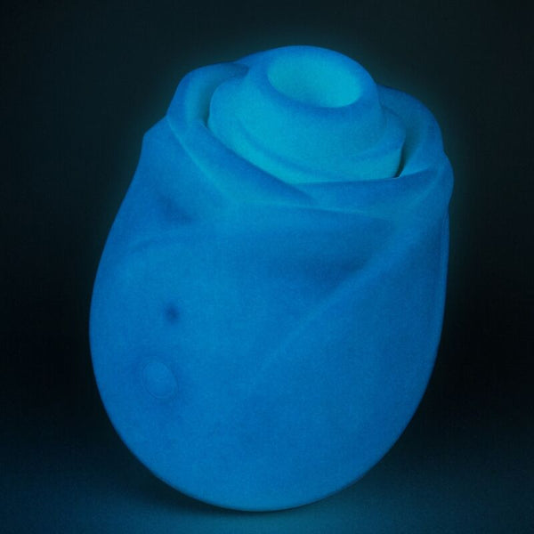 ROMP - ROSE GLOW SUCCIONADOR DE CLÍTORIS BRILLANTE EN LA OSCURIDAD