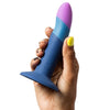 ROMP - PICCOLO ARNÉS + DILDO SILICONA CON VENTOSA TRICOLOR 14 CM
