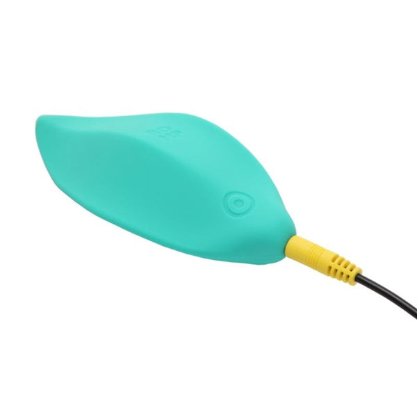 ROMP - WAVE VIBRADOR ESTIMULADOR DE CLÍTORIS FORMA ERGONÓMICA VERDE AGUA