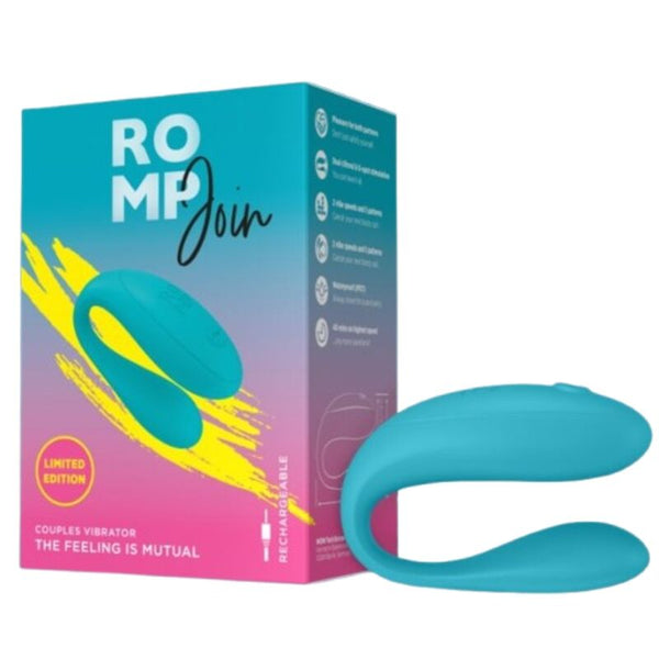 ROMP - JOIN VIBRADOR PARA PAREJAS TURQUESA