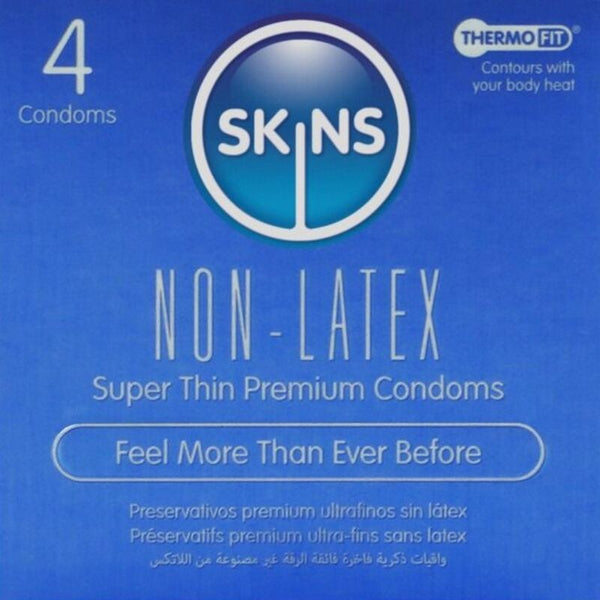 SKINS - PRESERVATIVOS SIN LATEX PACK 4