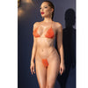 CHILIROSE - CR 4898 BIKINI NARANJA LENTEJUELAS TALLA ÚNICA
