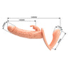 BAILE - CHARLOTTE ARNÉS HOLLOW STRAP-ON DOBLE PENETRACIÓN NATURAL