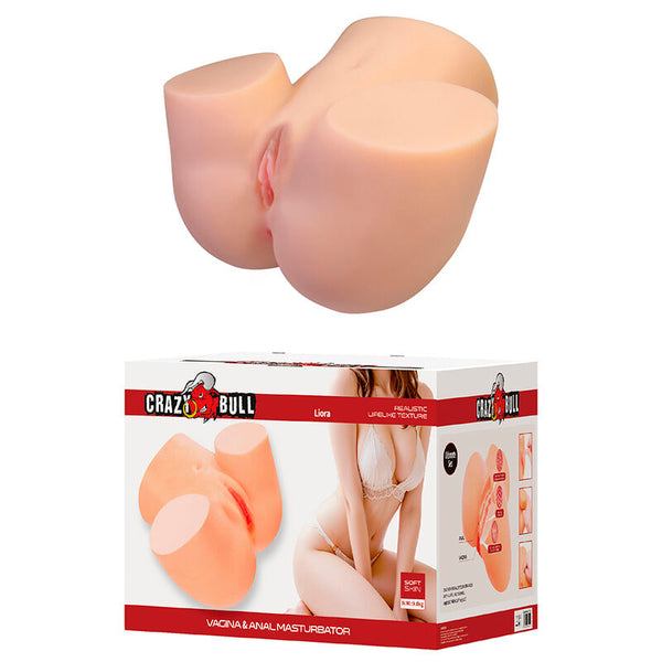CRAZY BULL - LIORA MASTURBADOR VAGINAL Y ANAL DOBLE XXL